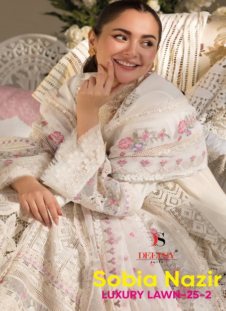 Sobia Nazir Lawn 25 Vol 2 By Deepsy Pakistani Salwar Suits Wholesalers In Surat